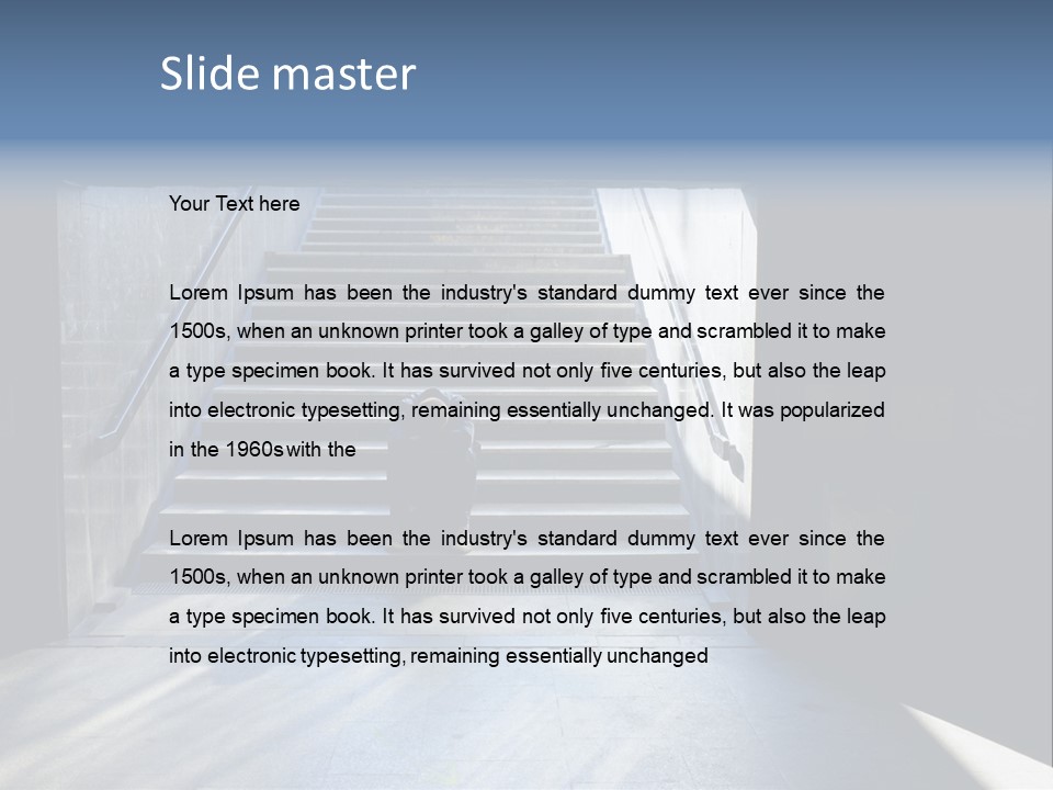 Despair Hungry Hobo PowerPoint Template