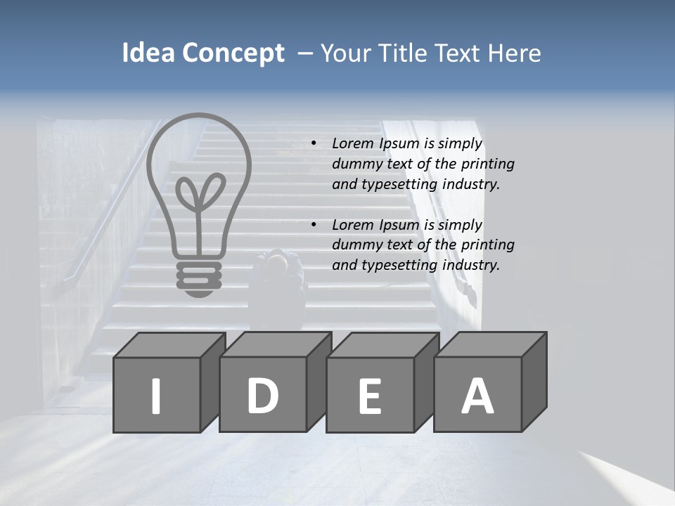 Despair Hungry Hobo PowerPoint Template