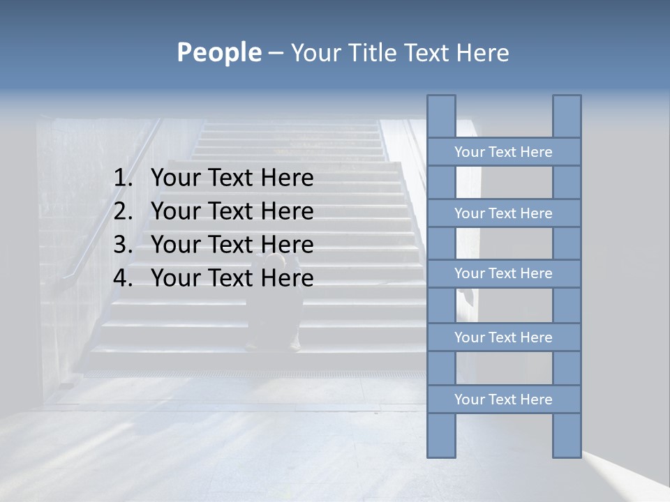Despair Hungry Hobo PowerPoint Template