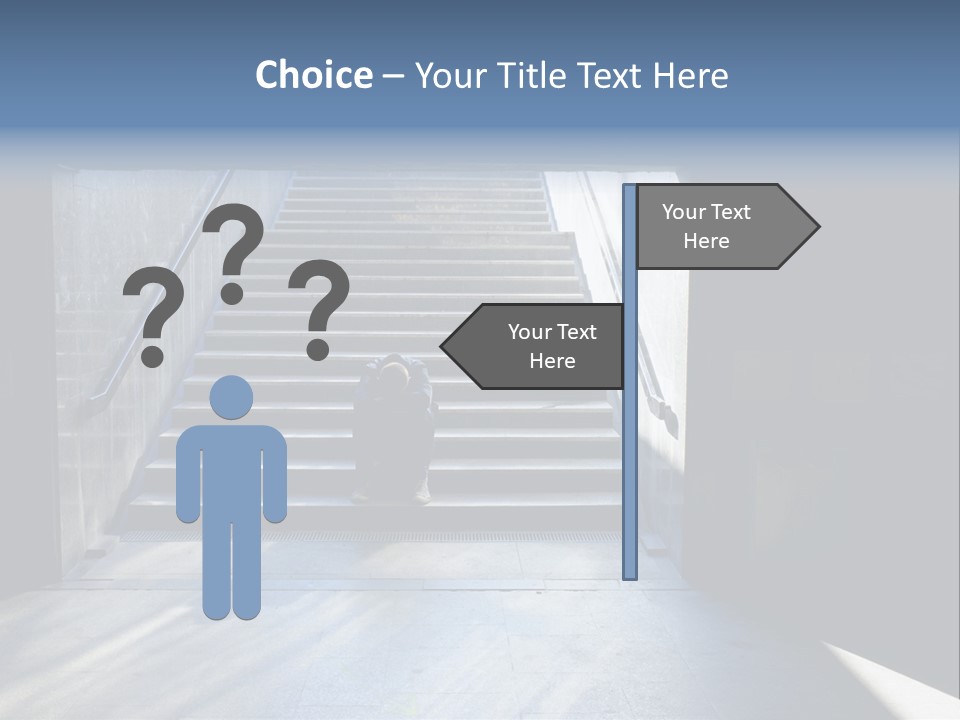 Despair Hungry Hobo PowerPoint Template