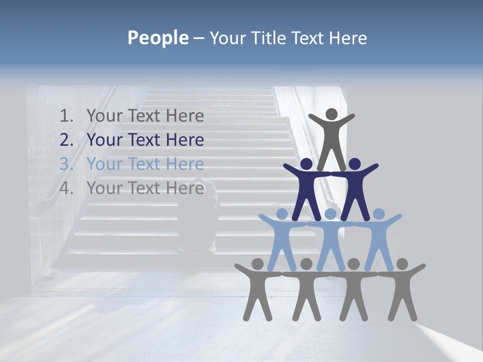 Despair Hungry Hobo PowerPoint Template