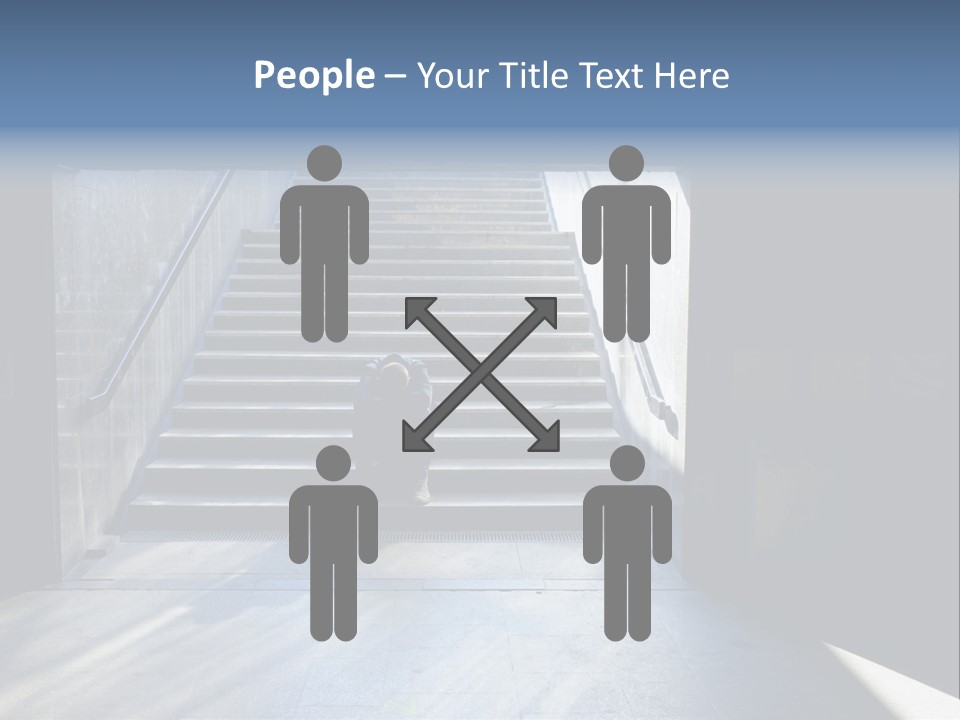 Despair Hungry Hobo PowerPoint Template