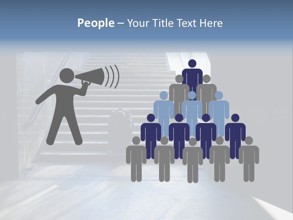 Despair Hungry Hobo PowerPoint Template