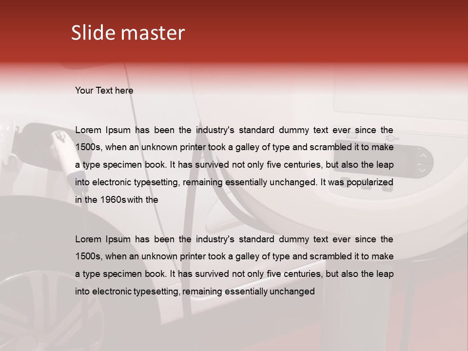 Cable Electric Connection PowerPoint Template