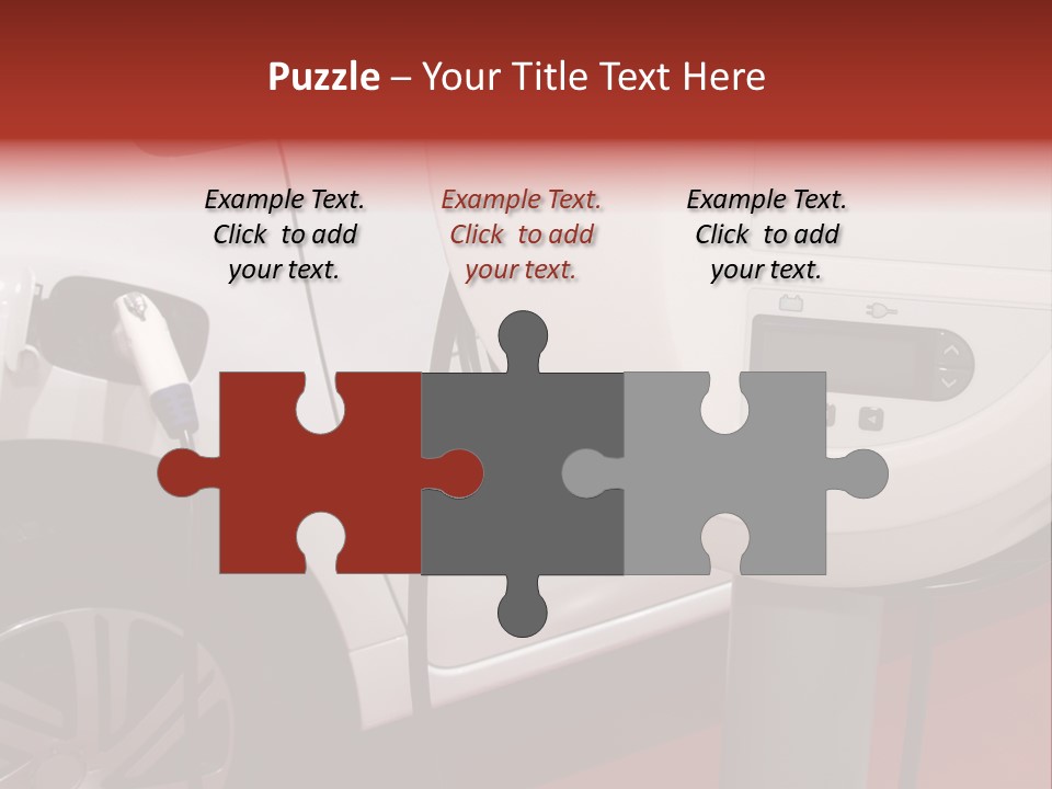 Cable Electric Connection PowerPoint Template