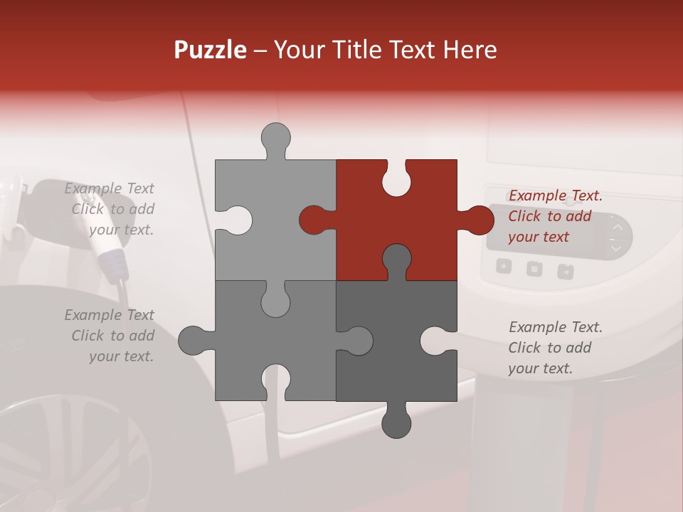 Cable Electric Connection PowerPoint Template
