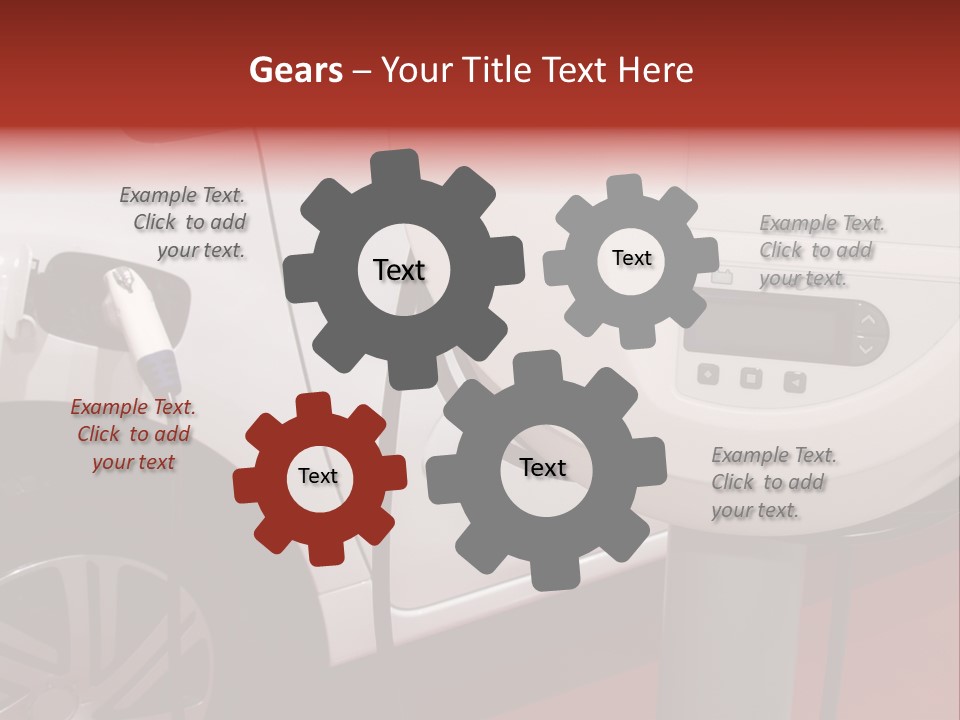 Cable Electric Connection PowerPoint Template