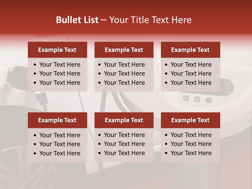 Cable Electric Connection PowerPoint Template