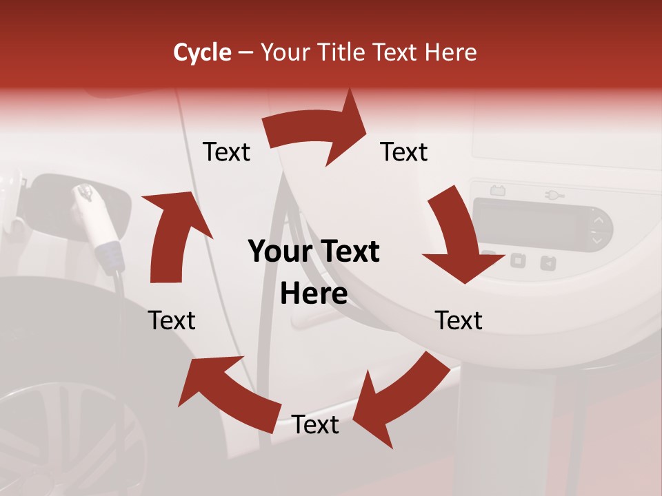Cable Electric Connection PowerPoint Template