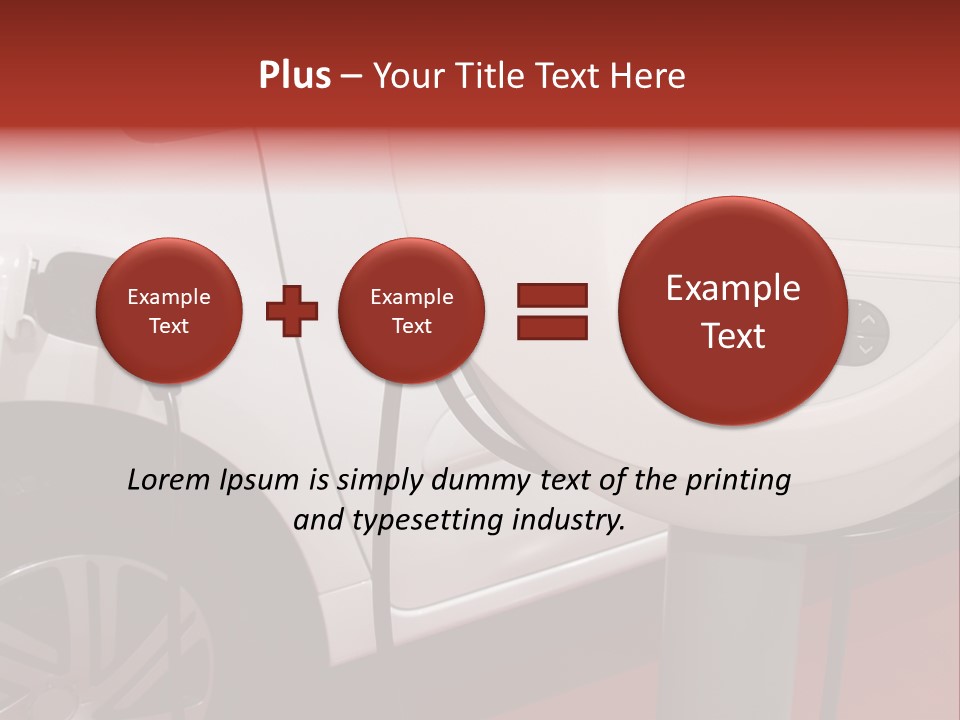Cable Electric Connection PowerPoint Template