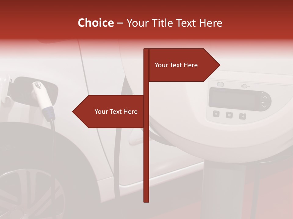 Cable Electric Connection PowerPoint Template