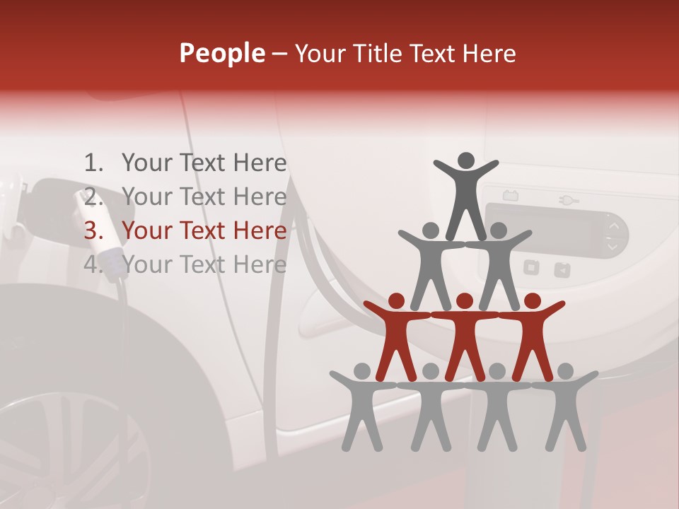 Cable Electric Connection PowerPoint Template