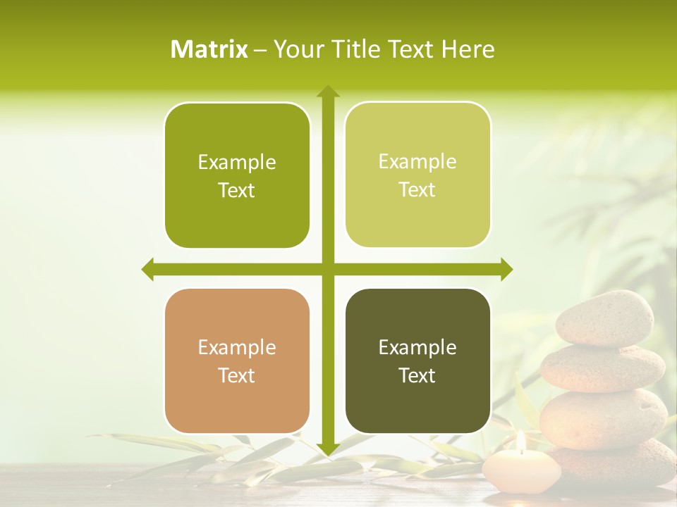 Candle Accessory Healthy PowerPoint Template