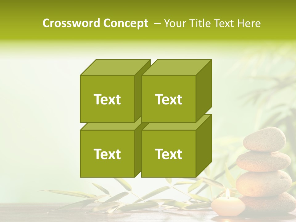 Candle Accessory Healthy PowerPoint Template
