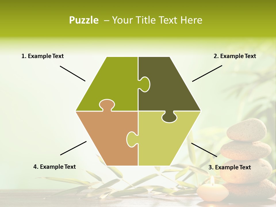 Candle Accessory Healthy PowerPoint Template