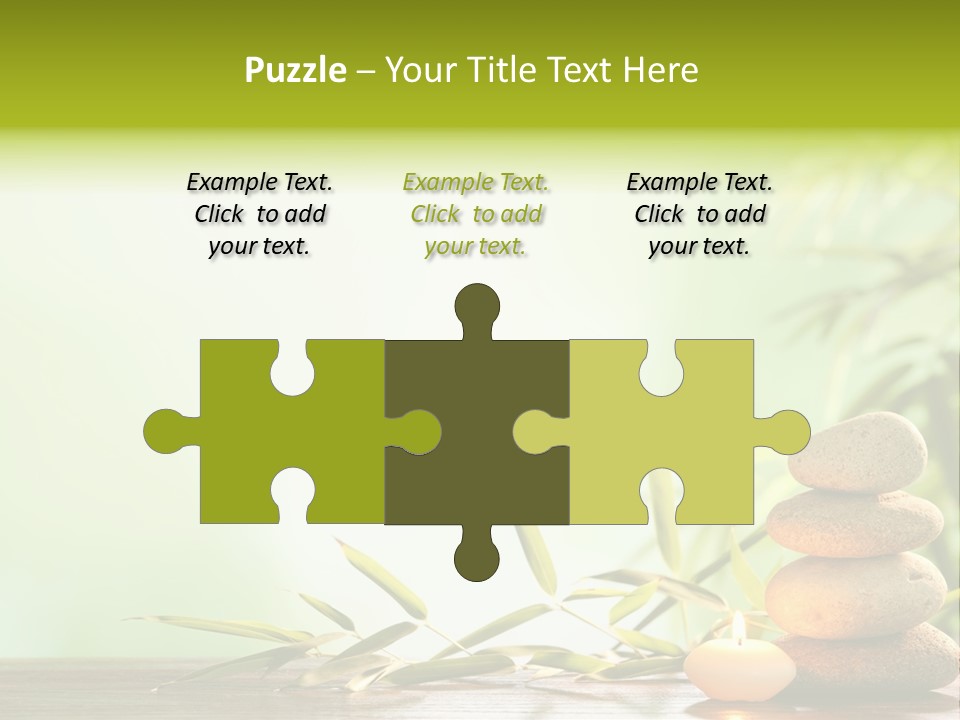 Candle Accessory Healthy PowerPoint Template