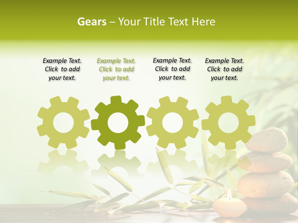 Candle Accessory Healthy PowerPoint Template