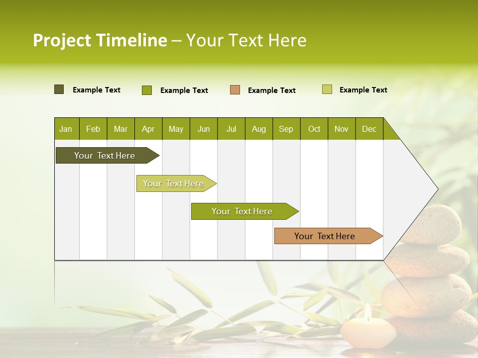 Candle Accessory Healthy PowerPoint Template