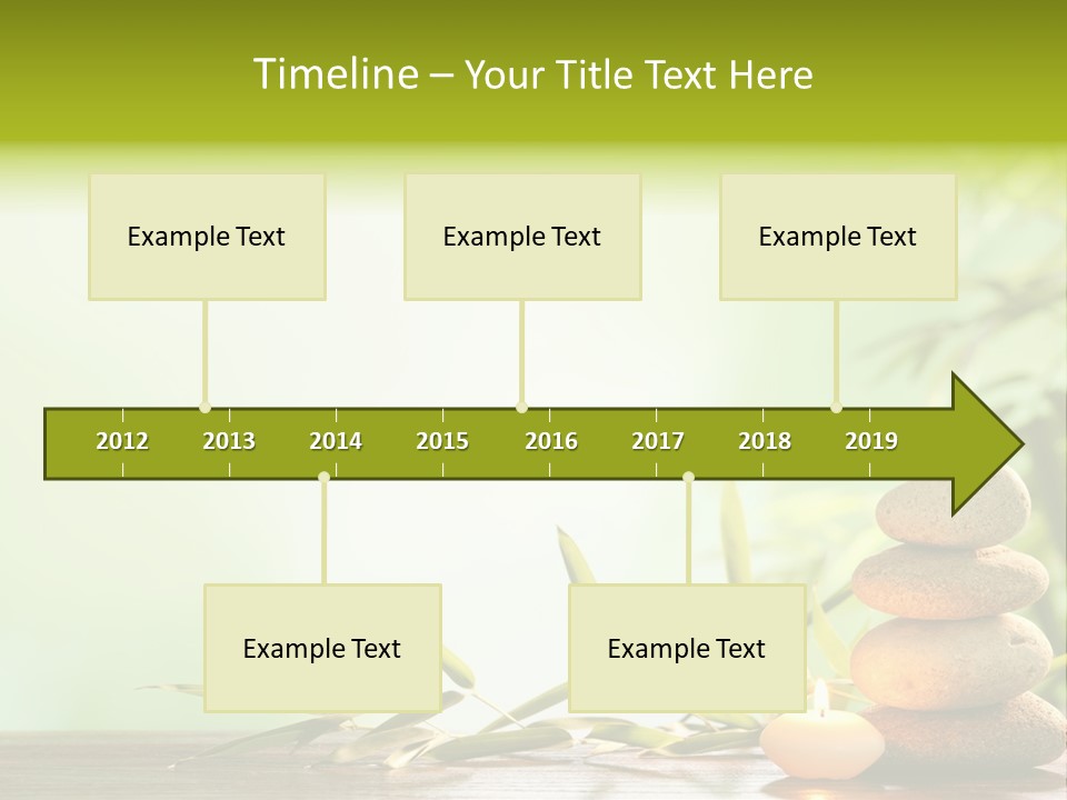 Candle Accessory Healthy PowerPoint Template
