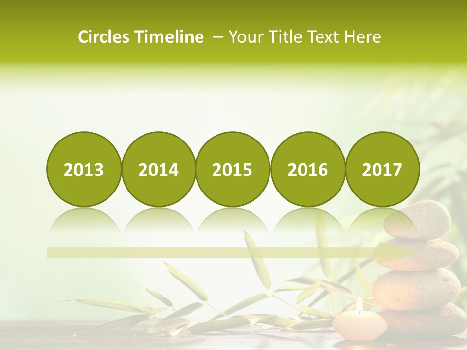 Candle Accessory Healthy PowerPoint Template