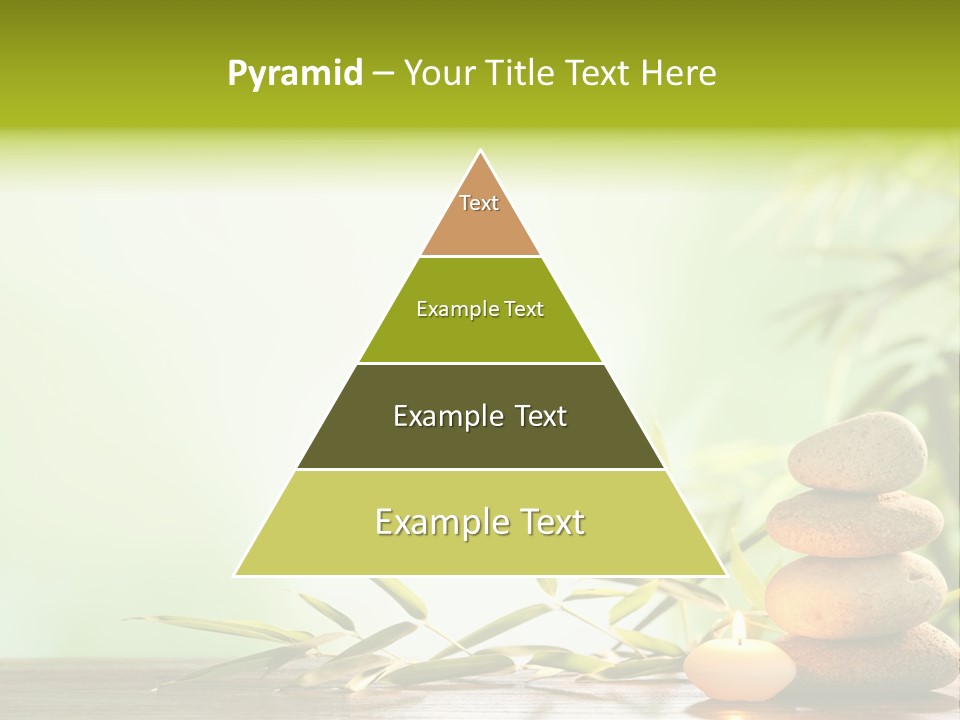 Candle Accessory Healthy PowerPoint Template