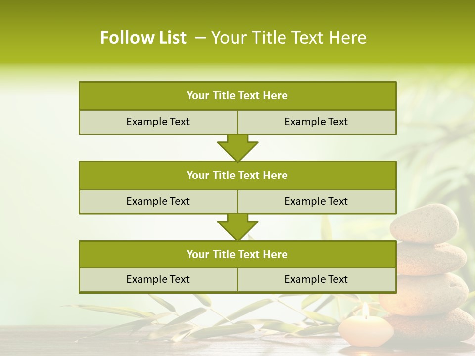 Candle Accessory Healthy PowerPoint Template