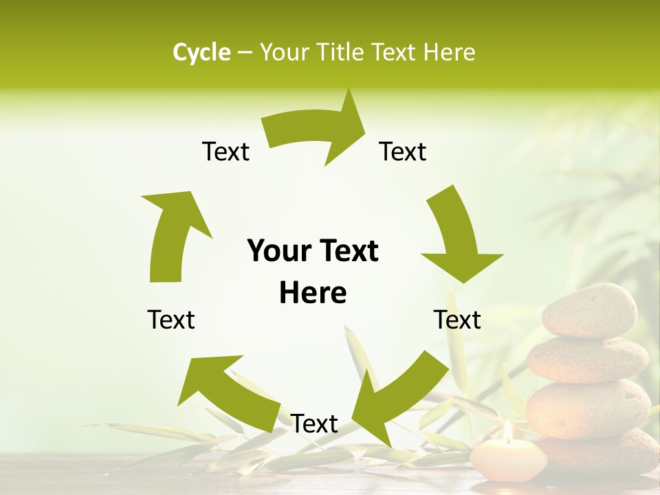 Candle Accessory Healthy PowerPoint Template