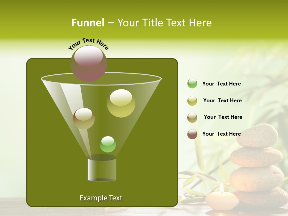 Candle Accessory Healthy PowerPoint Template