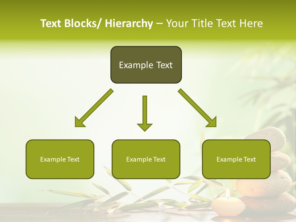 Candle Accessory Healthy PowerPoint Template