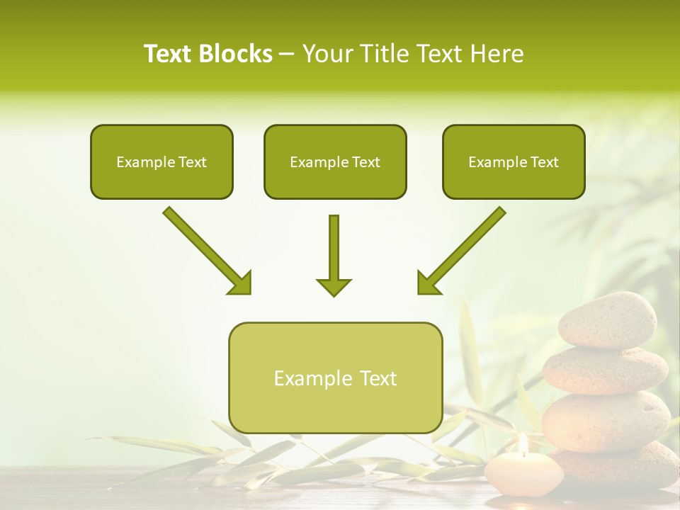 Candle Accessory Healthy PowerPoint Template