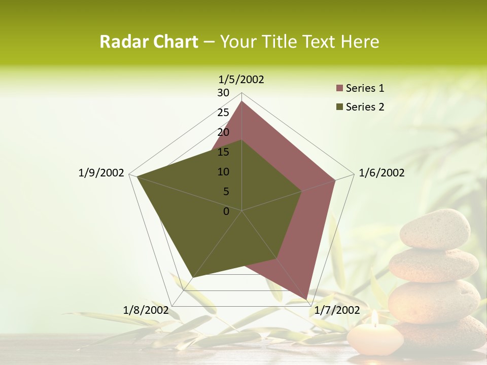 Candle Accessory Healthy PowerPoint Template