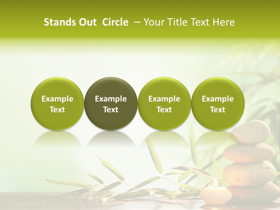 Candle Accessory Healthy PowerPoint Template