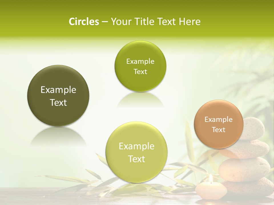 Candle Accessory Healthy PowerPoint Template