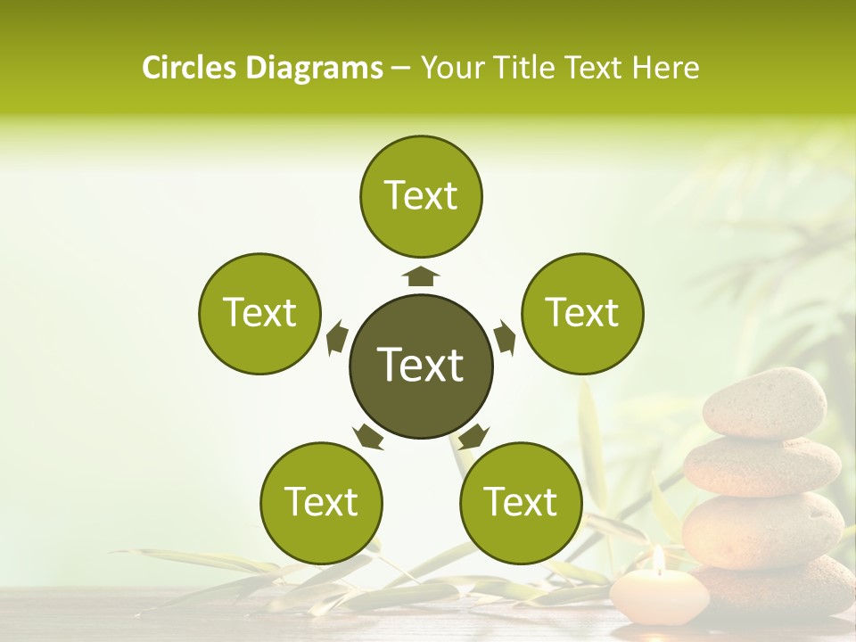 Candle Accessory Healthy PowerPoint Template