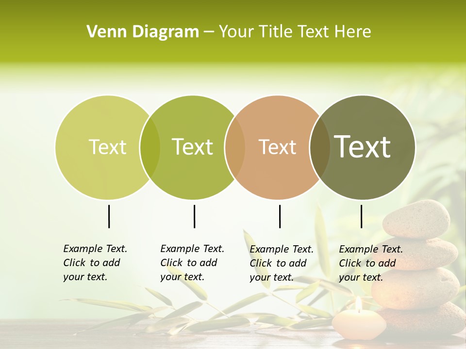 Candle Accessory Healthy PowerPoint Template