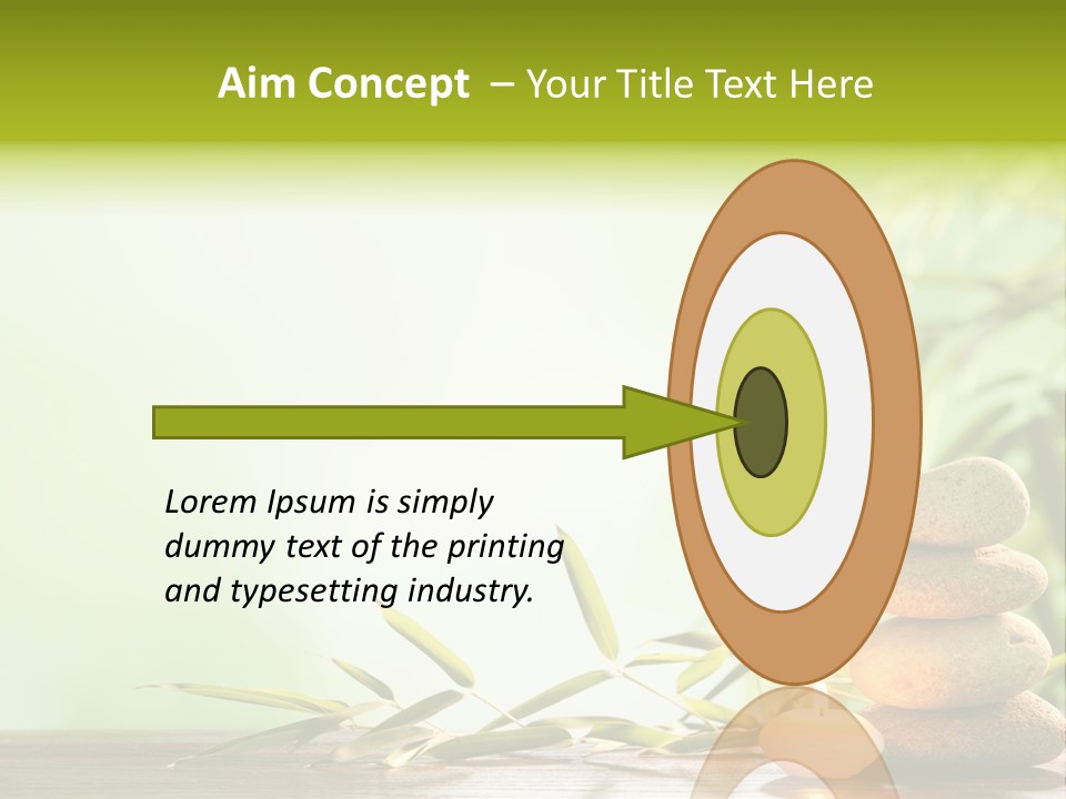 Candle Accessory Healthy PowerPoint Template