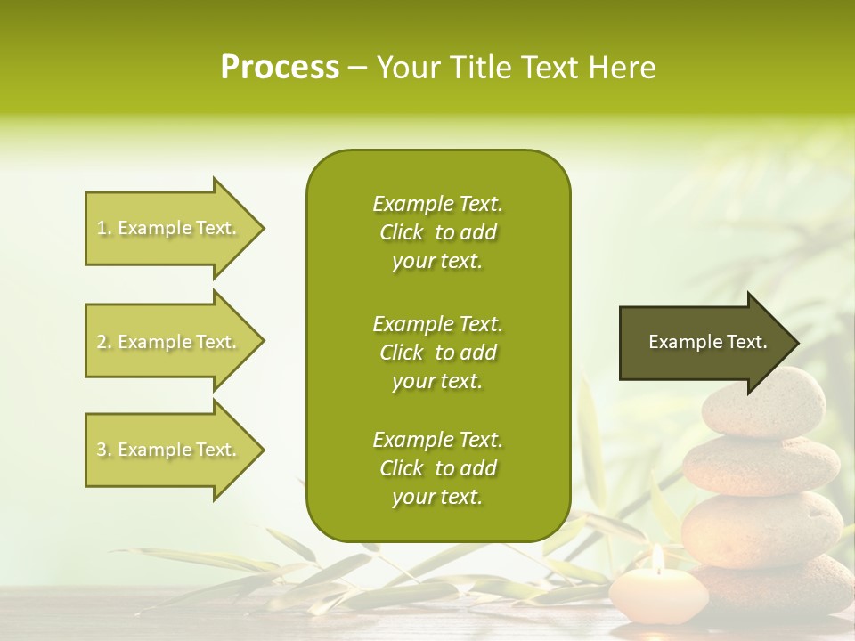Candle Accessory Healthy PowerPoint Template