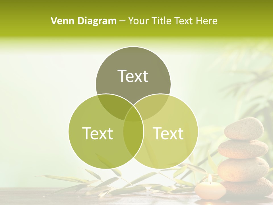 Candle Accessory Healthy PowerPoint Template