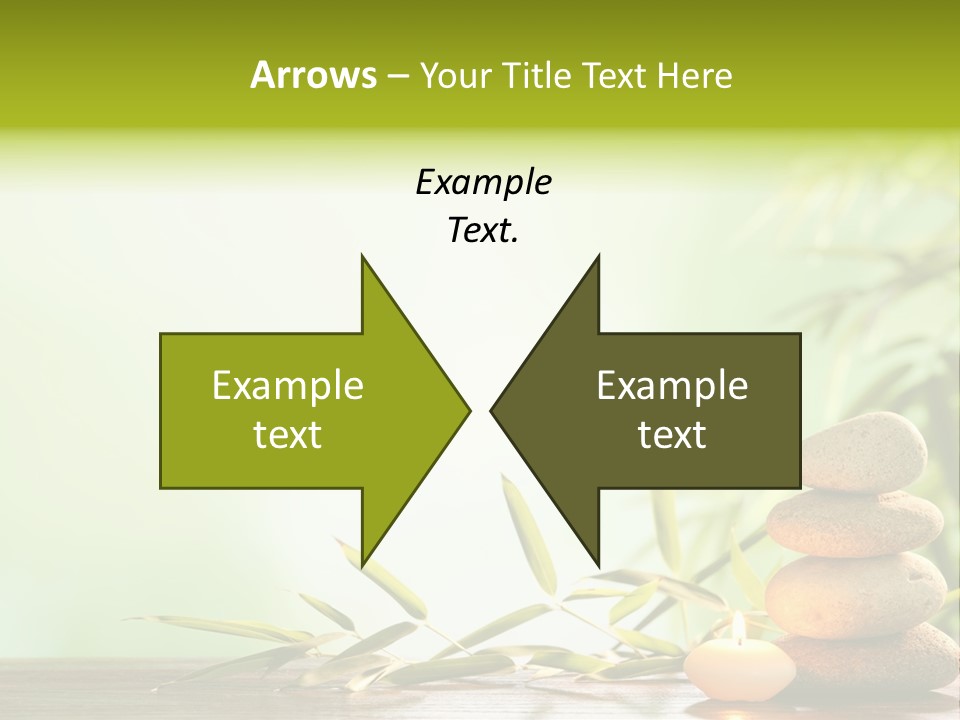Candle Accessory Healthy PowerPoint Template