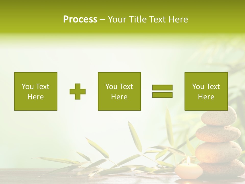 Candle Accessory Healthy PowerPoint Template