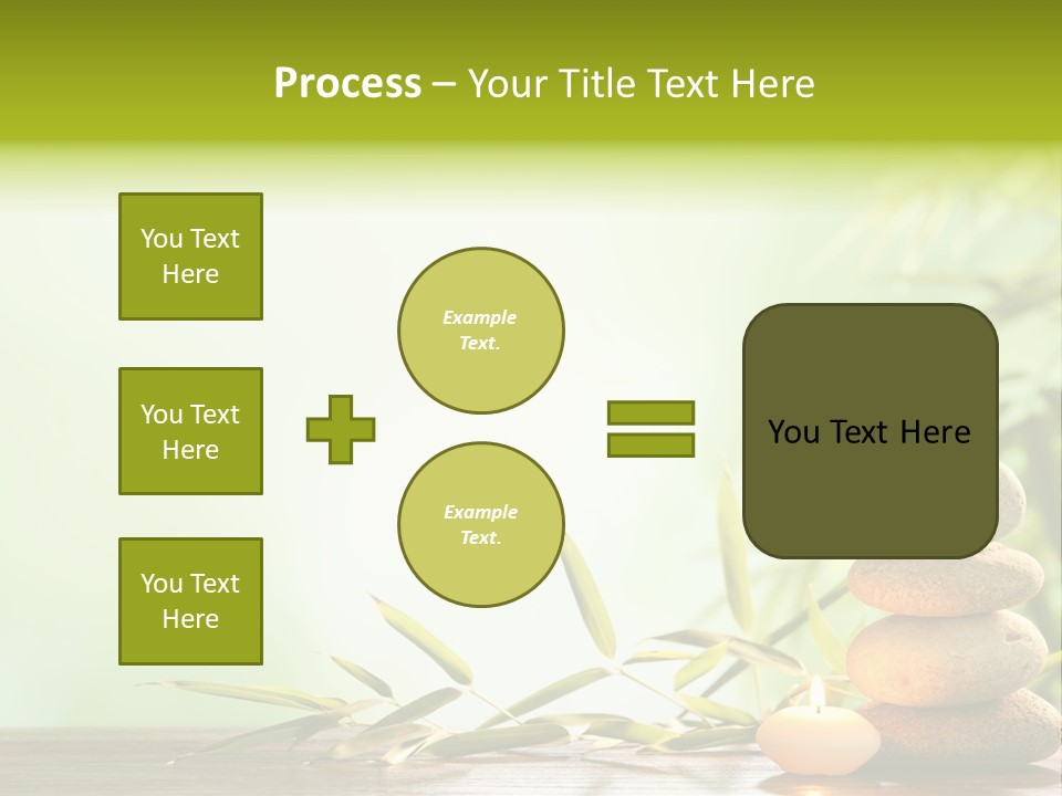 Candle Accessory Healthy PowerPoint Template
