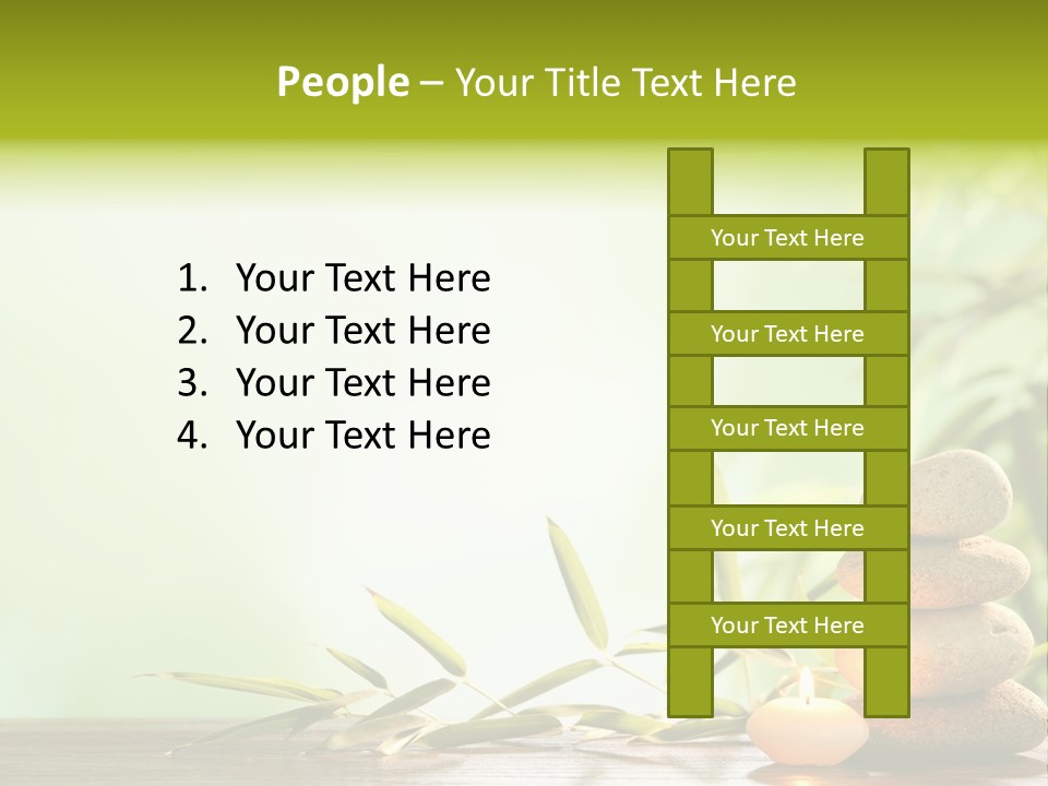 Candle Accessory Healthy PowerPoint Template