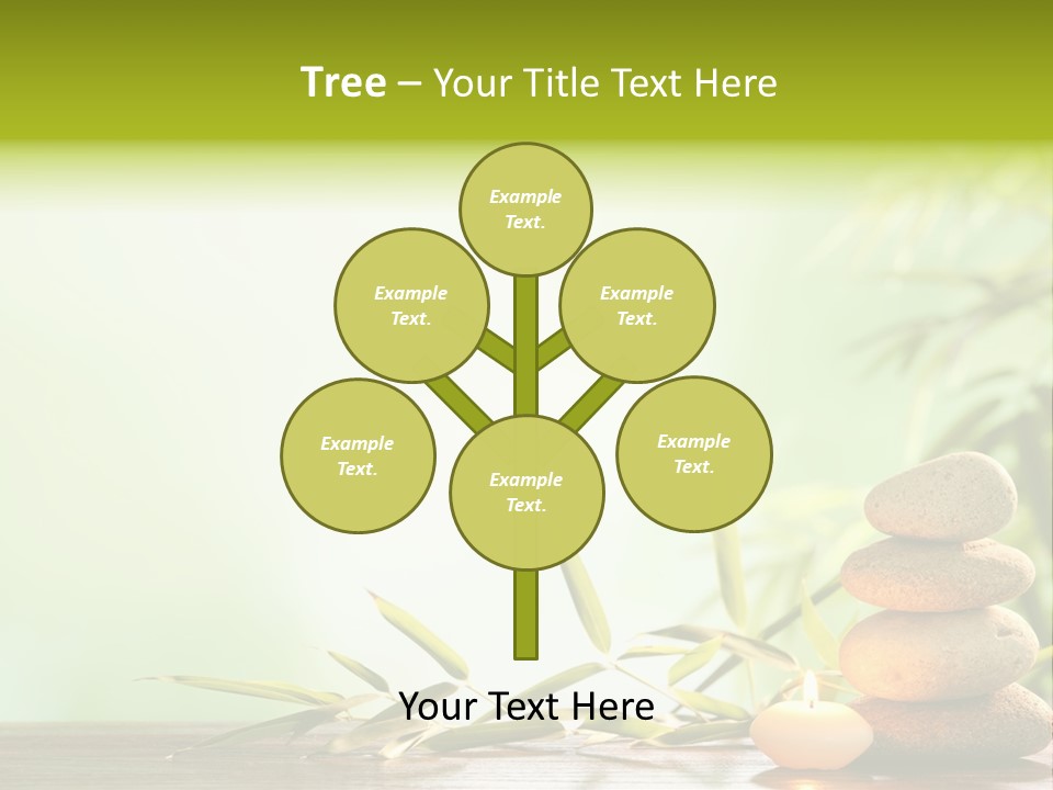 Candle Accessory Healthy PowerPoint Template