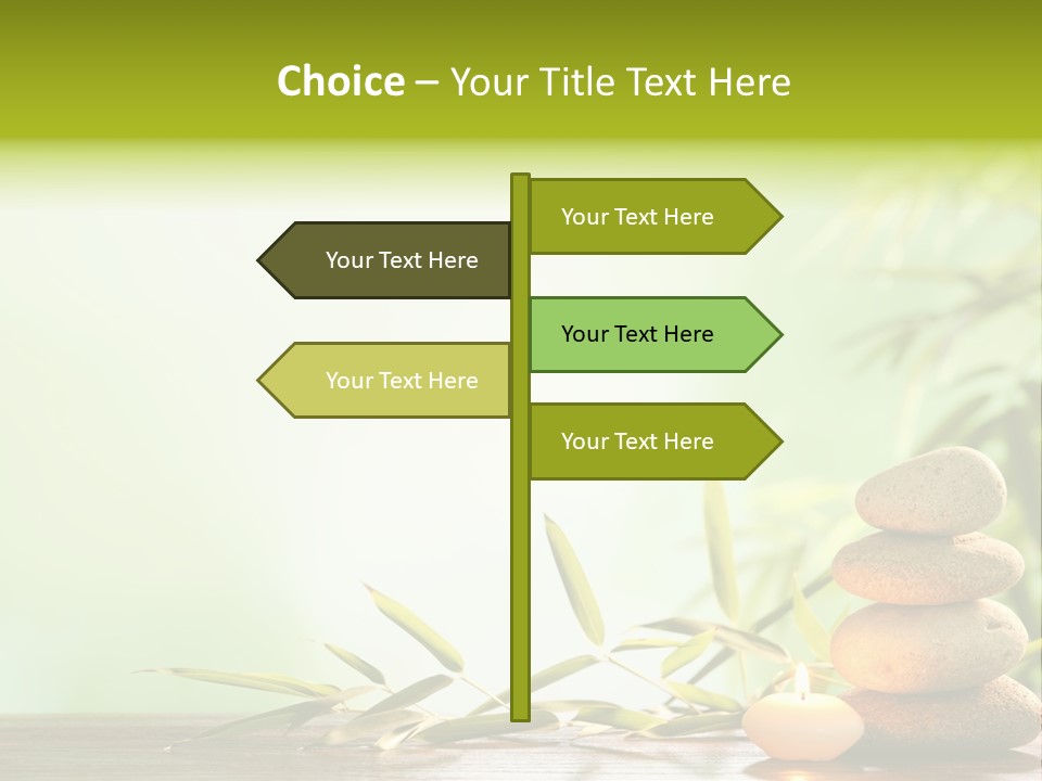 Candle Accessory Healthy PowerPoint Template