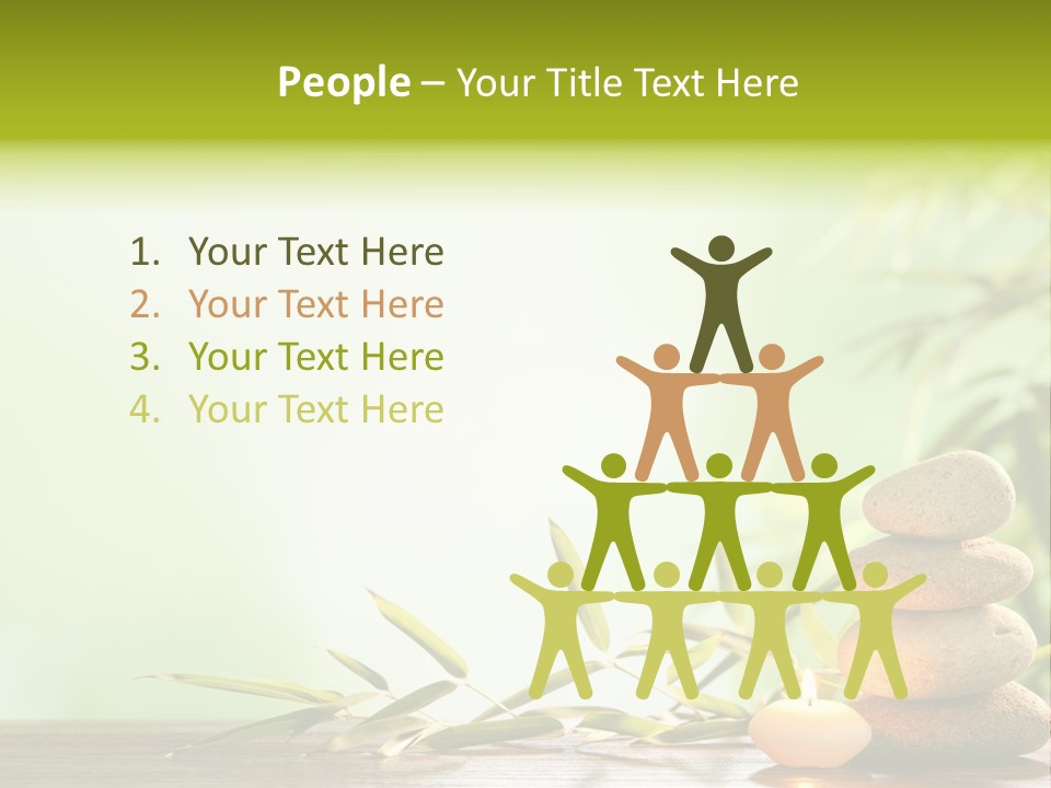 Candle Accessory Healthy PowerPoint Template