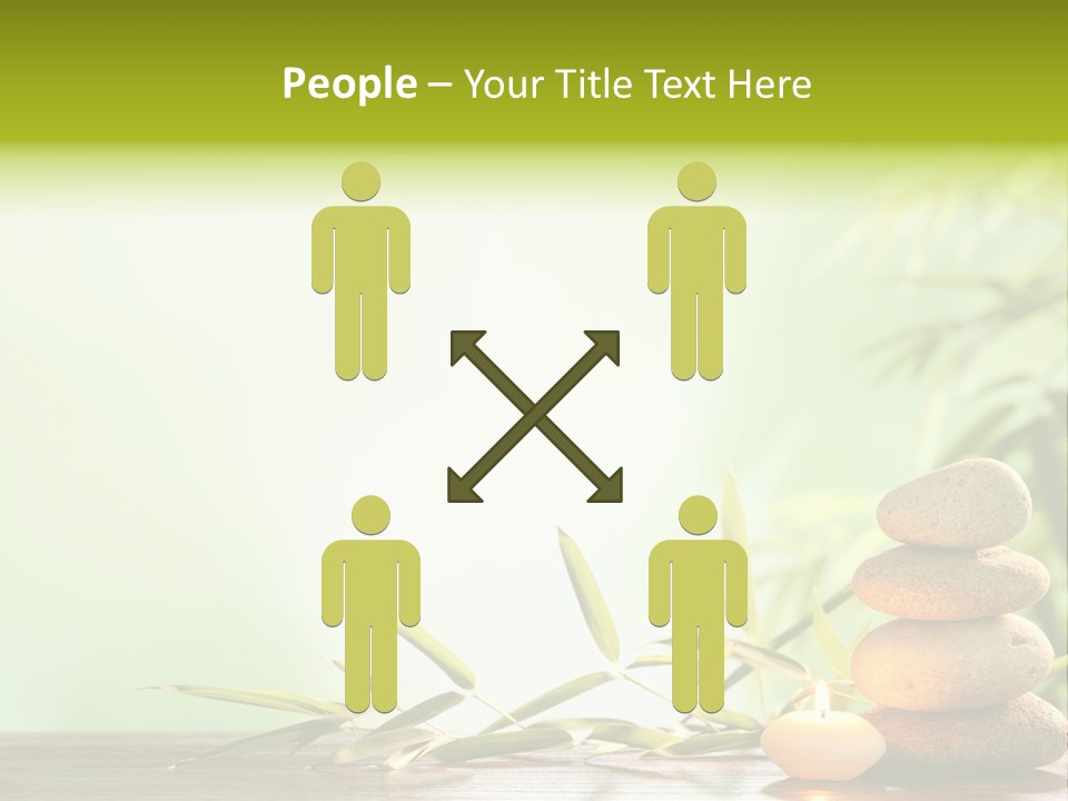 Candle Accessory Healthy PowerPoint Template