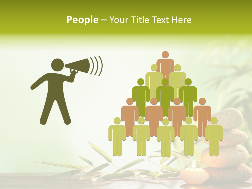 Candle Accessory Healthy PowerPoint Template