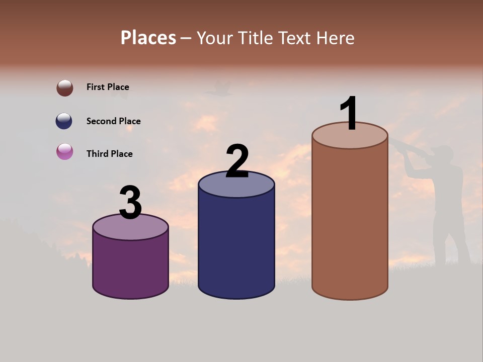 Sunset Wing Beak PowerPoint Template