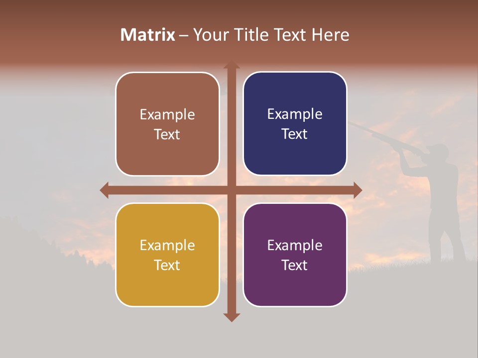 Sunset Wing Beak PowerPoint Template