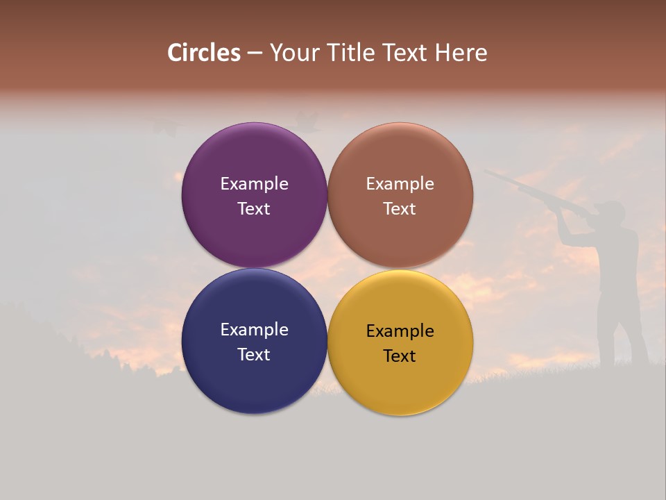 Sunset Wing Beak PowerPoint Template